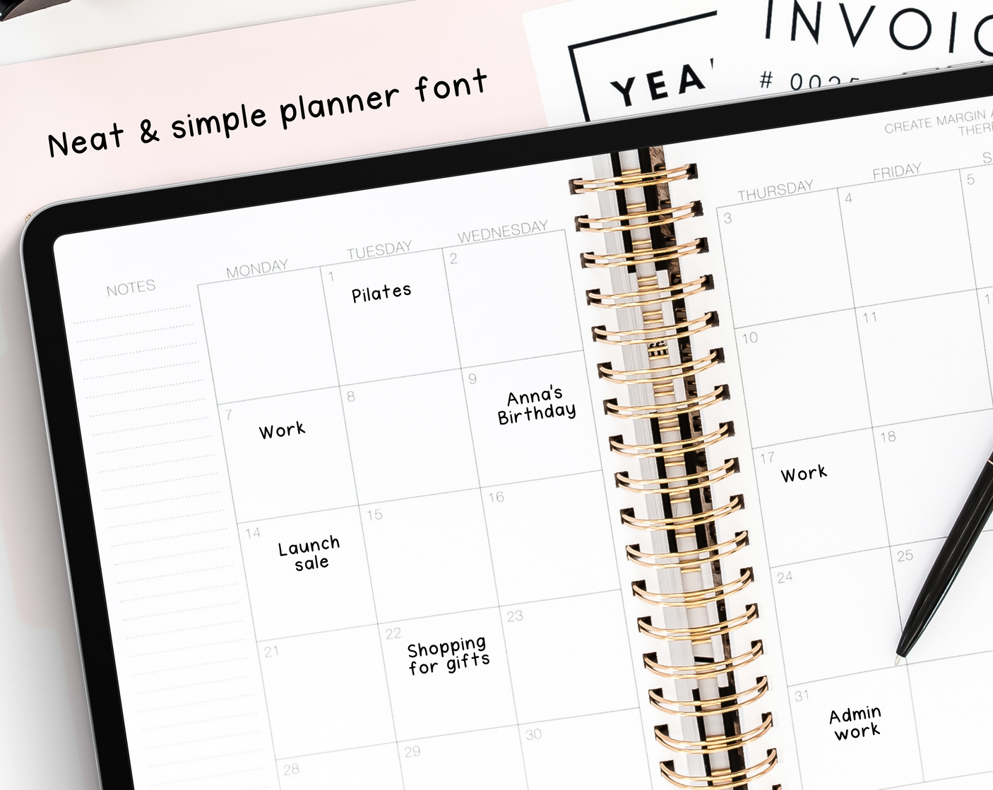 Planner Babe Font - Design Pixie
