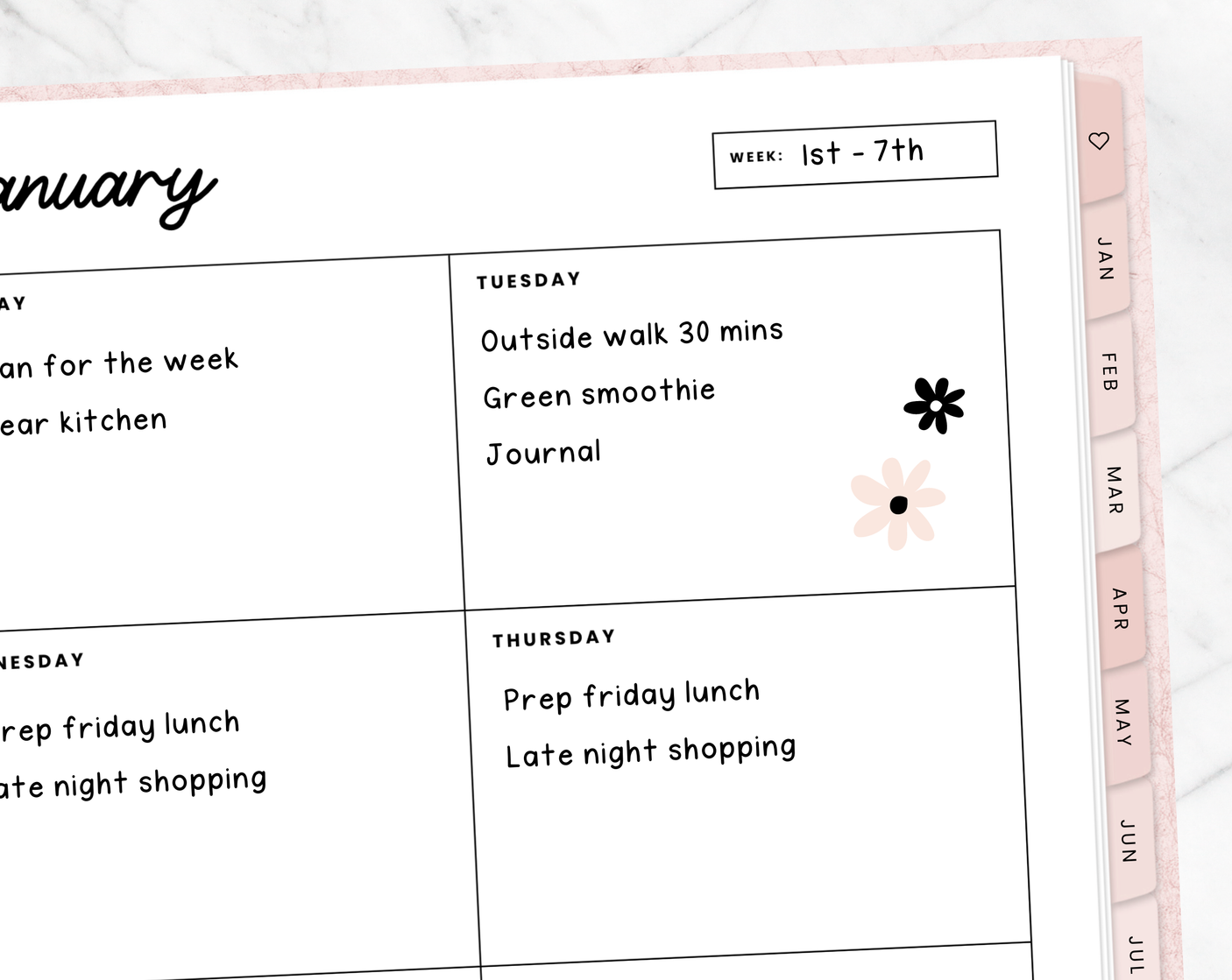 Planner Babe Font - Design Pixie