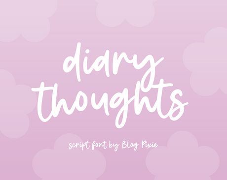 Diary Thoughts Font - Design Pixie