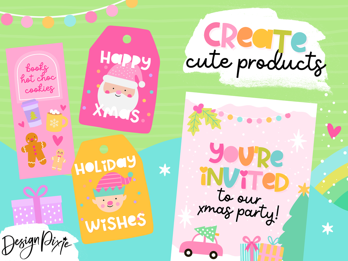 Playful Christmas SVG Clipart