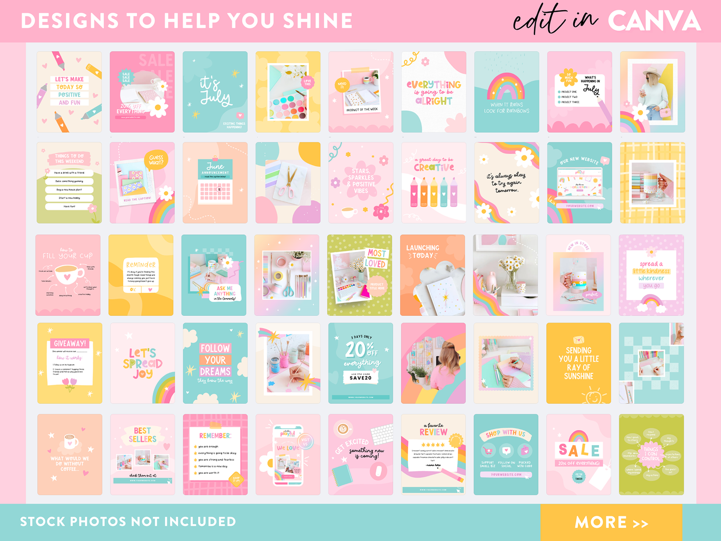 Playful Instagram Post Templates V2