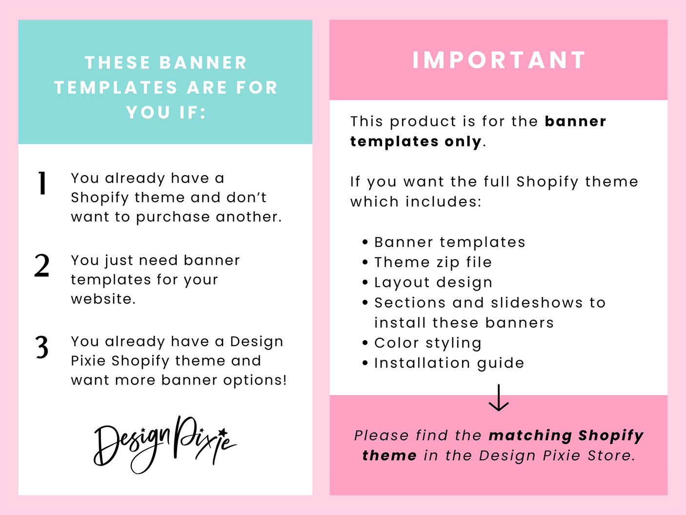 Rainbow Craft Shopify Banner Templates