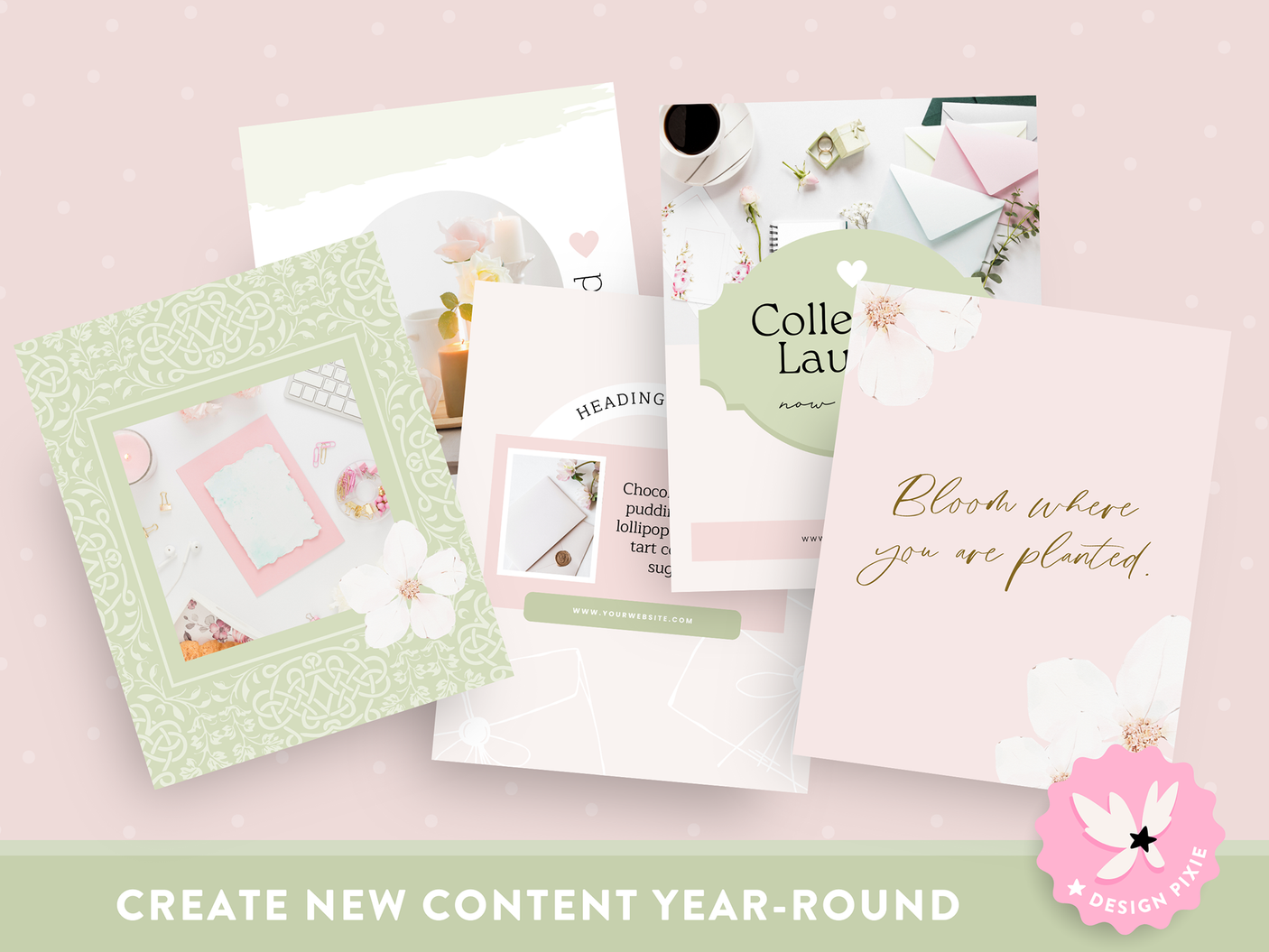 Pretty Feminine Instagram Templates