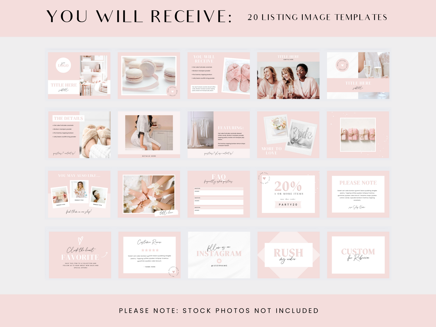 Pretty Gifting Etsy Shop Kit - Design Pixie