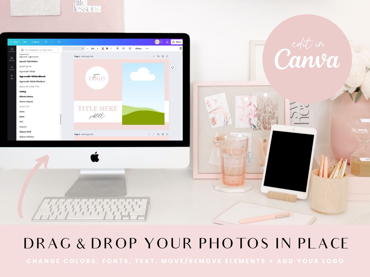 Pretty Gifting Etsy Shop Kit - Design Pixie