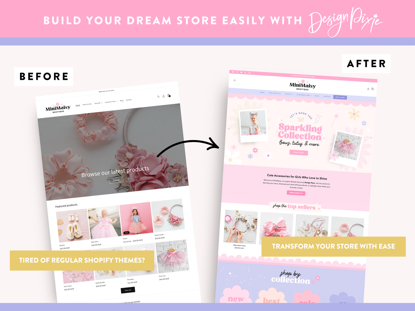 Girly Pink Boutique Shopify Theme
