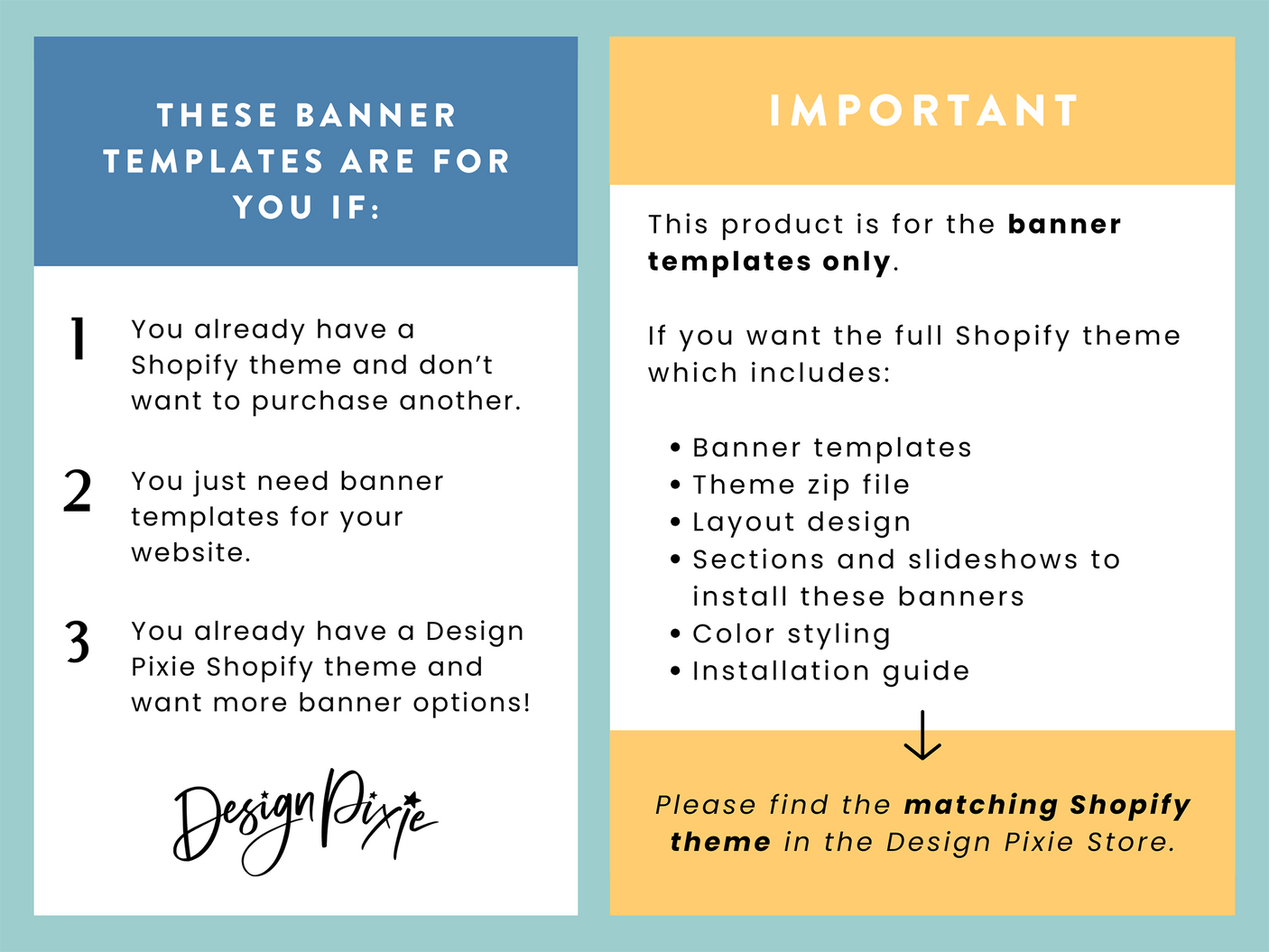 Fun Bright Shopify Banners
