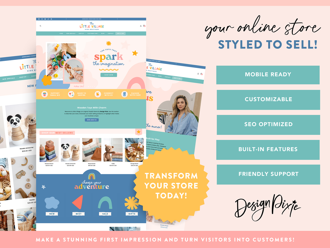 Primary Colors Shopify Theme