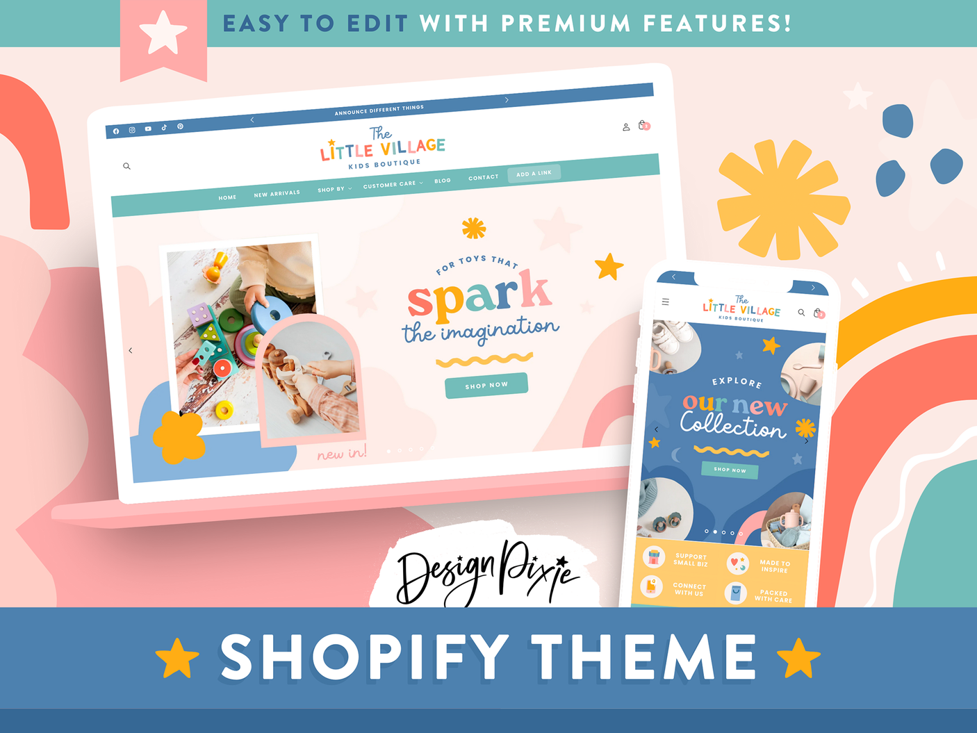 Primary Colors Shopify Theme