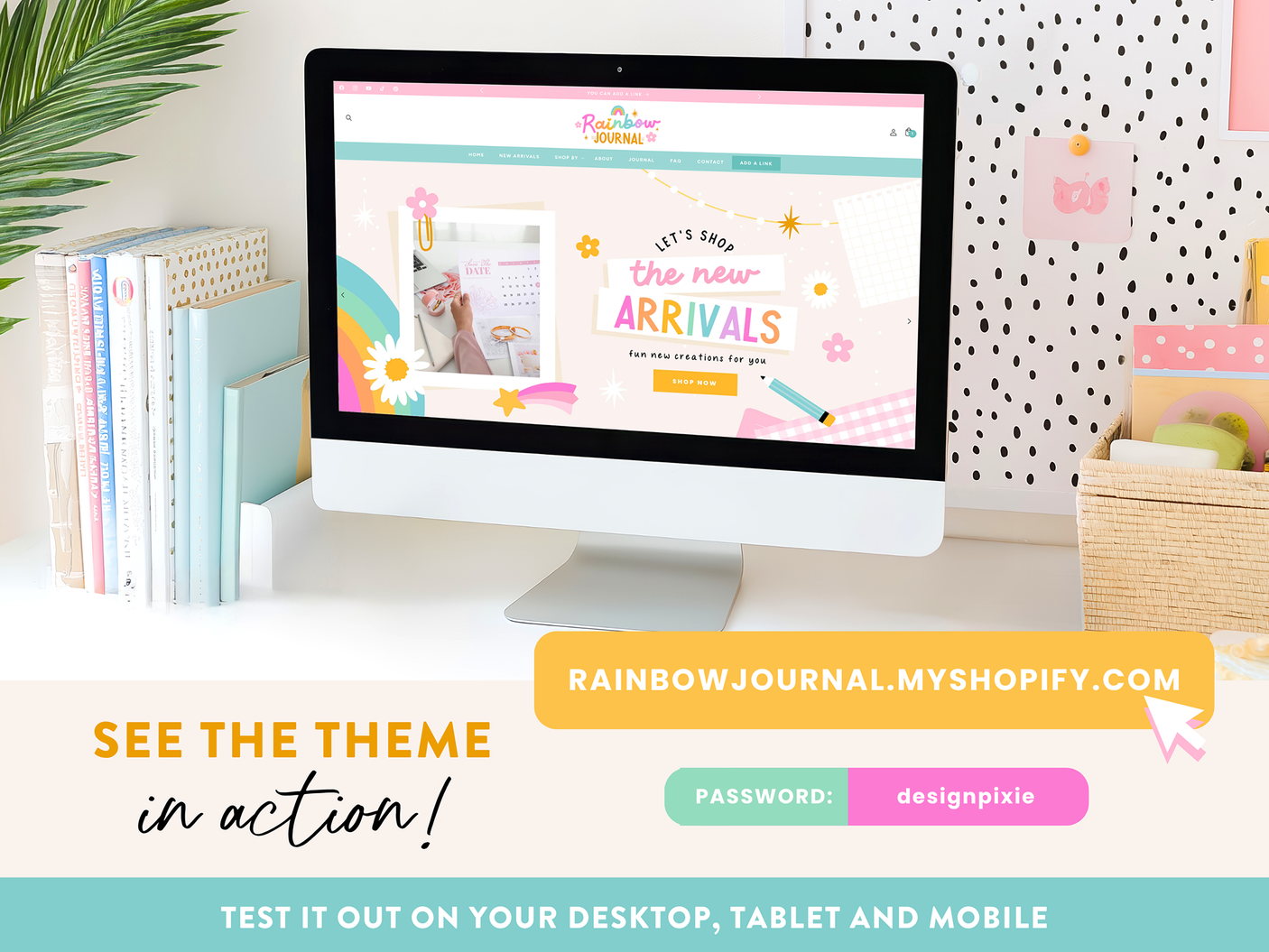 Rainbow Journal Shopify Theme