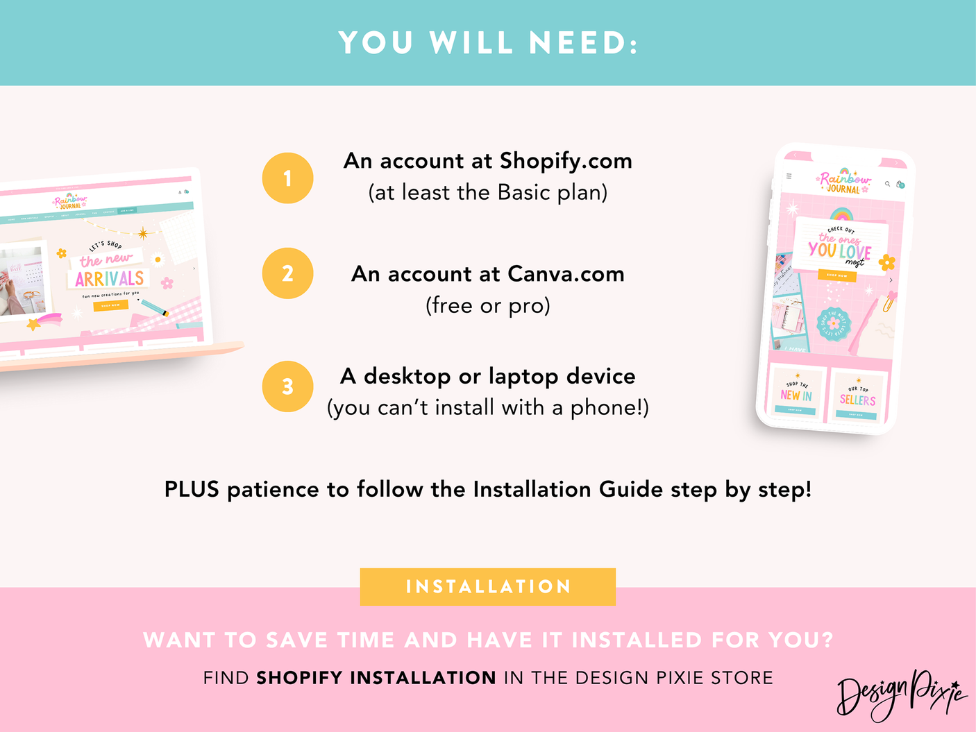 Rainbow Journal Shopify Theme