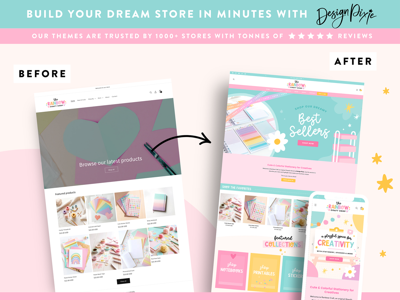 Rainbow Craft Shopify Theme