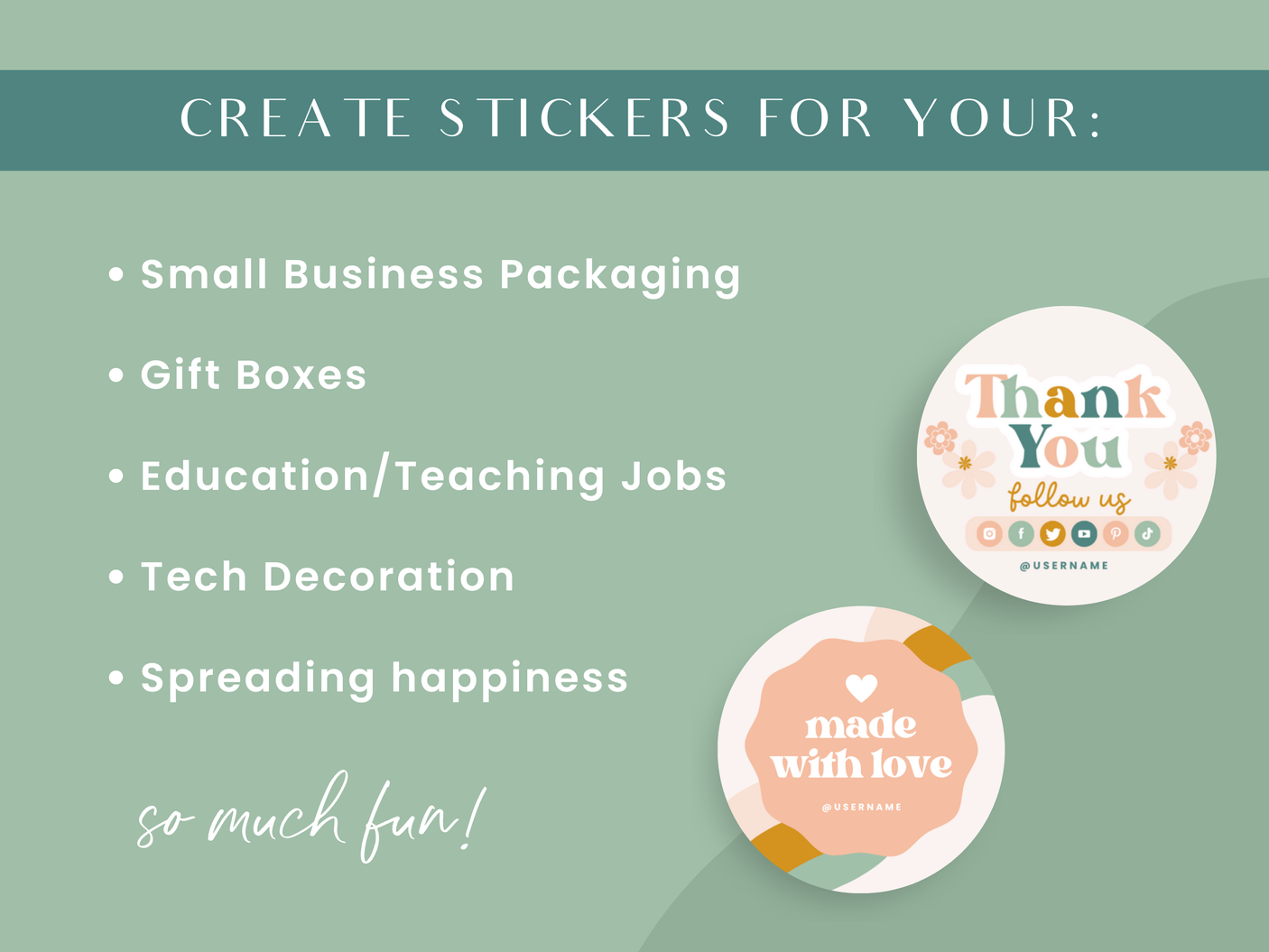 Retro Sticker Label Templates - Design Pixie