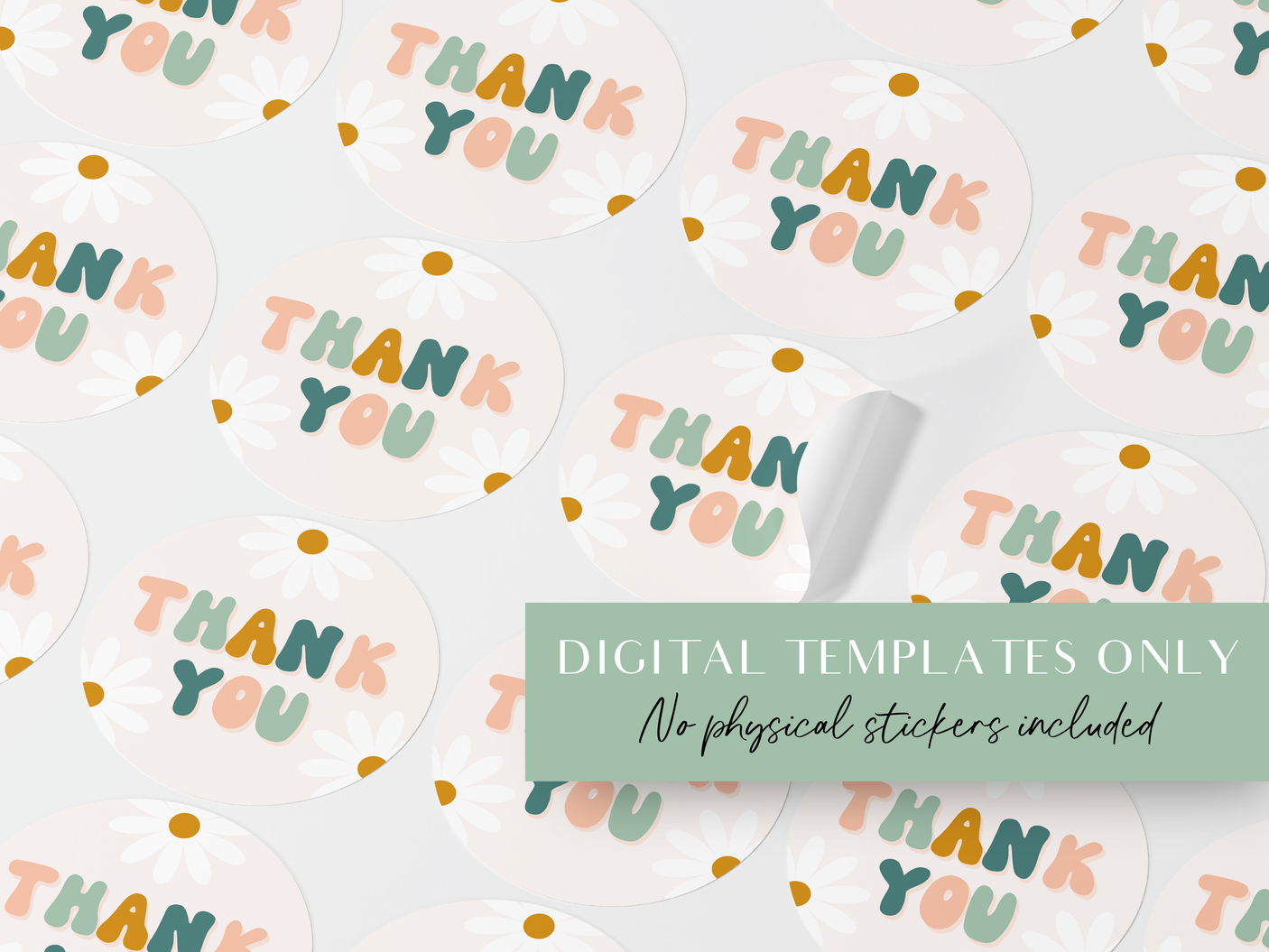 Retro Sticker Label Templates - Design Pixie