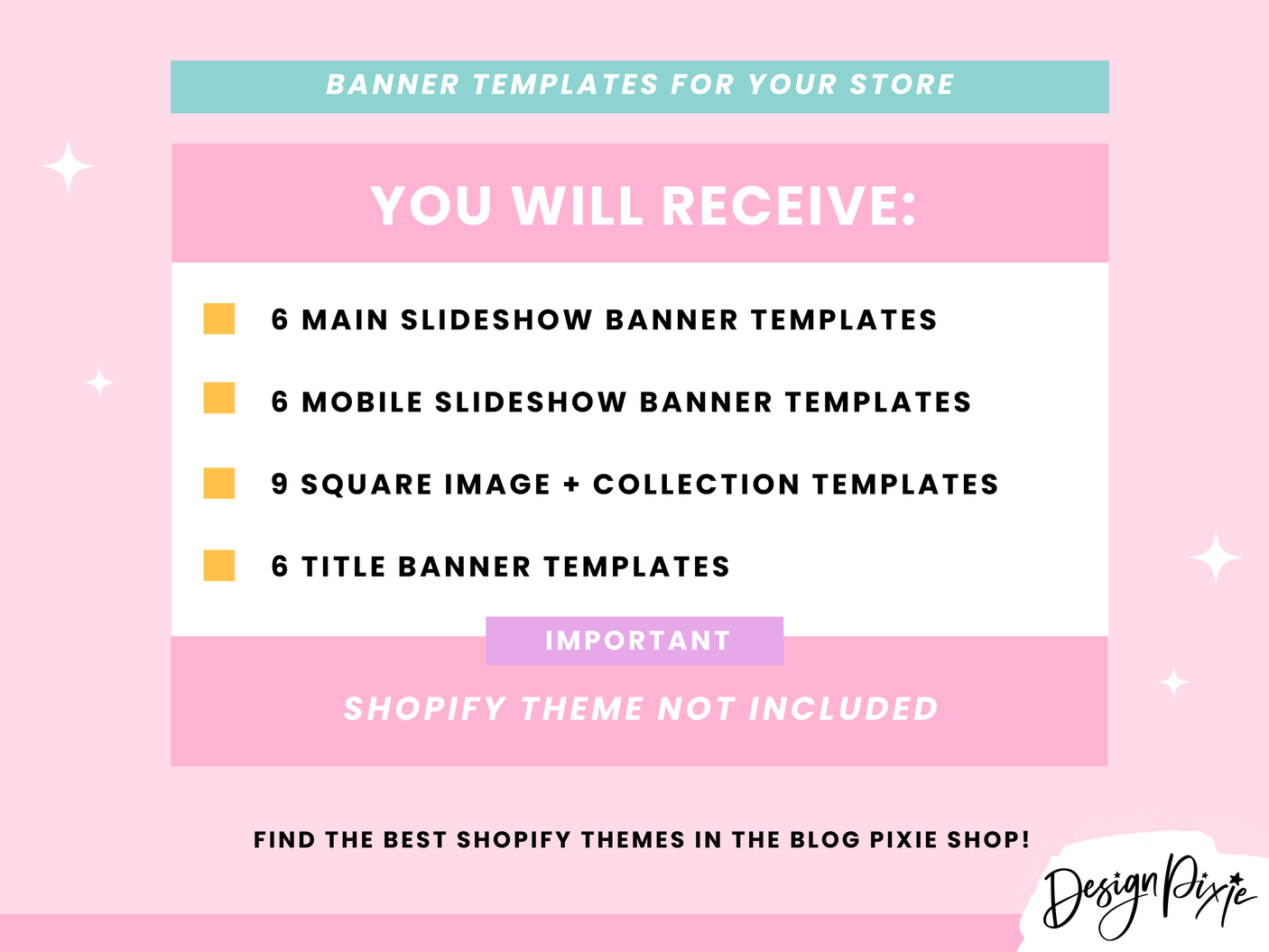 Rainbow Journal Shopify Banner Templates - Design Pixie
