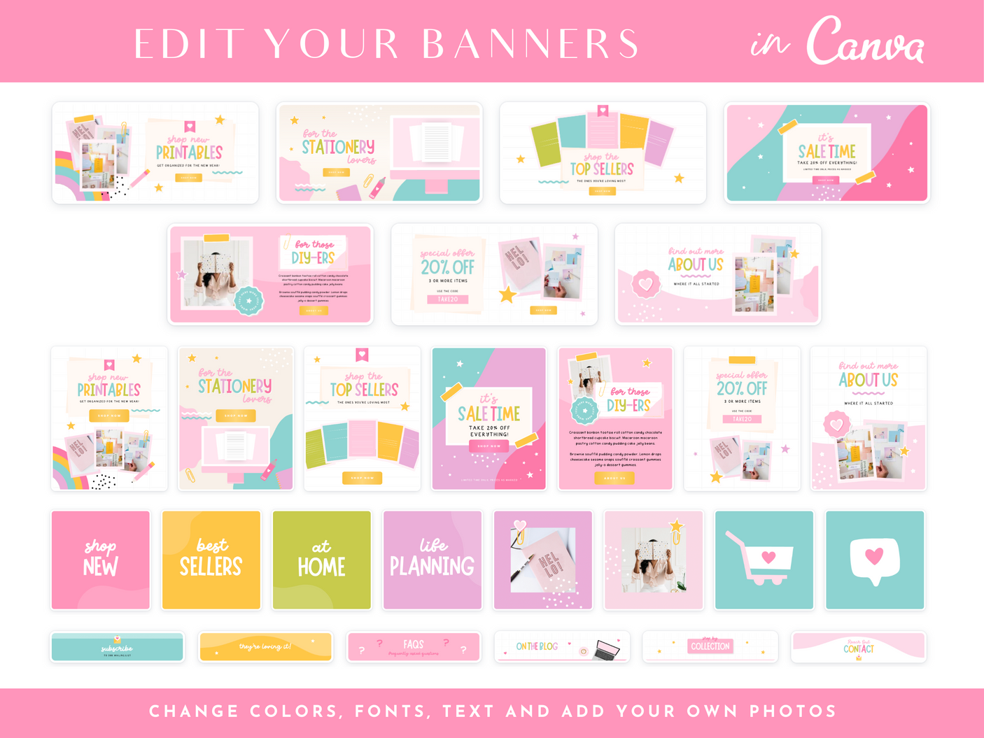Digital Avenue Shopify Banner Templates - Design Pixie