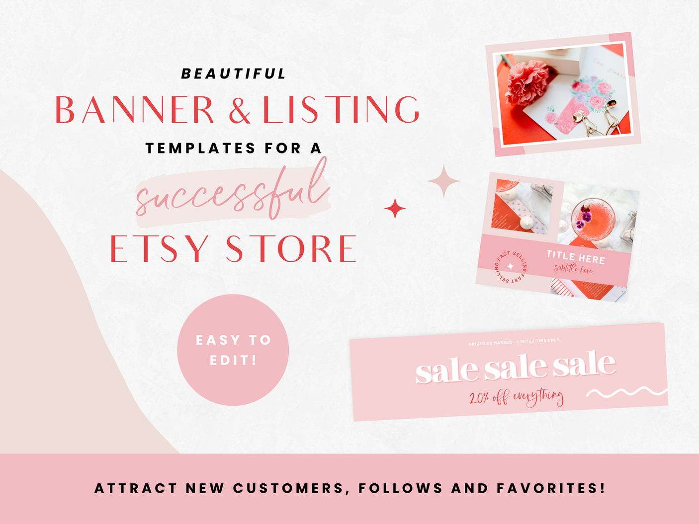 Million Babe Etsy Shop Kit - Design Pixie