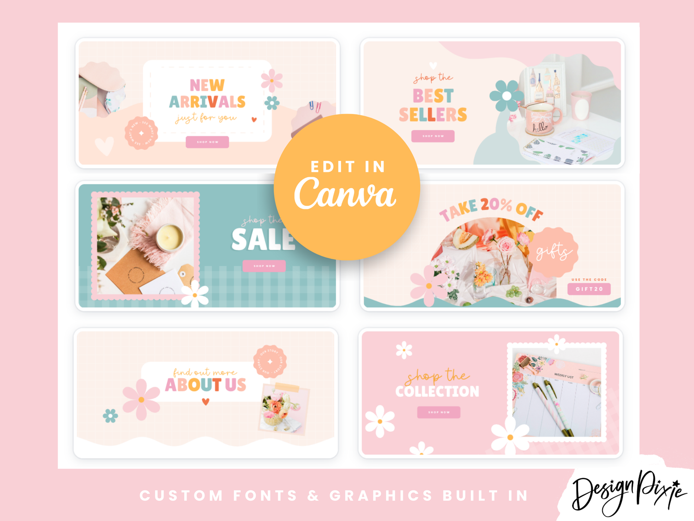 So Stitch Shopify Banner Templates - Design Pixie