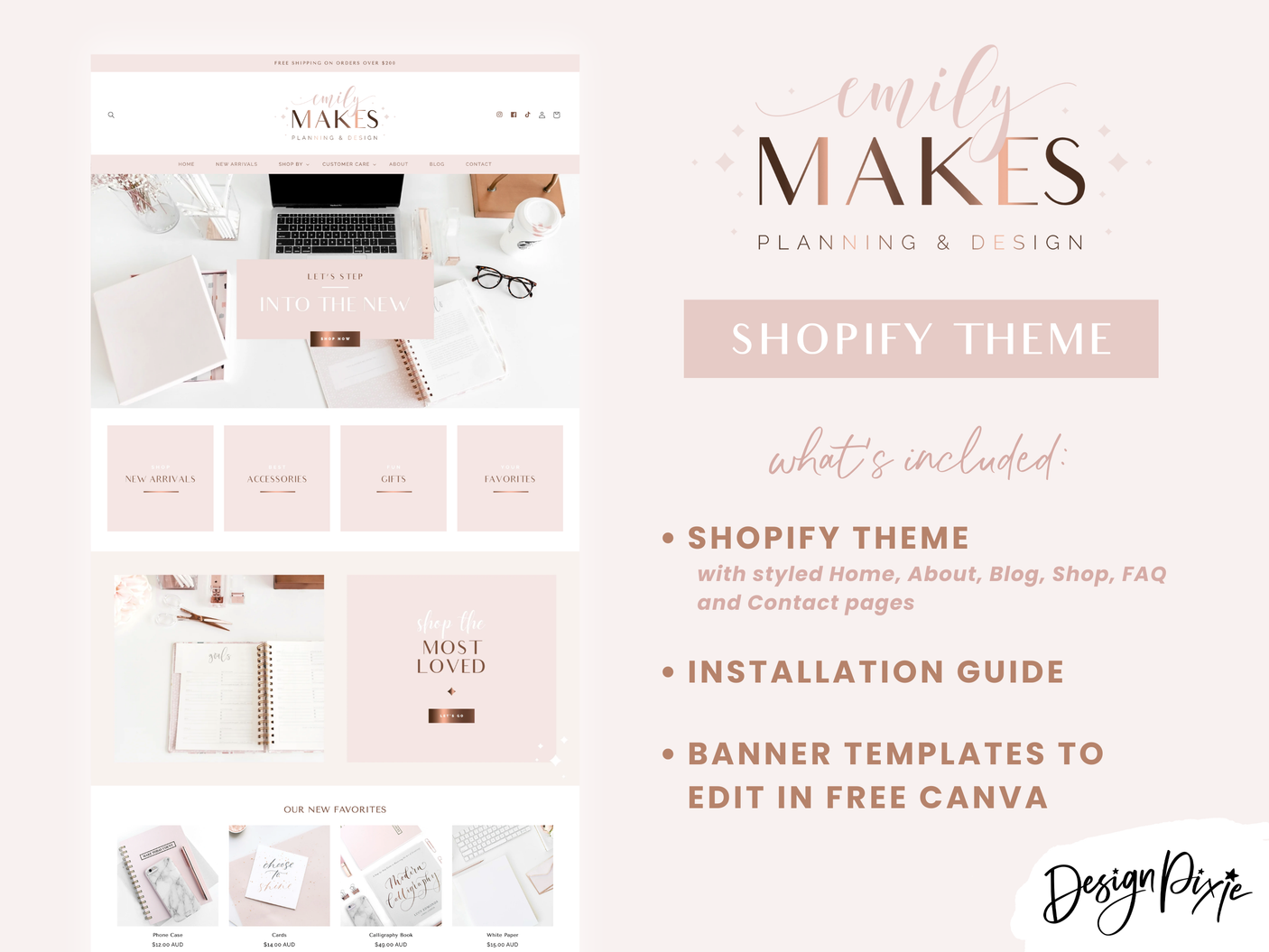 Emily Makes Shopify Theme - Design Pixie