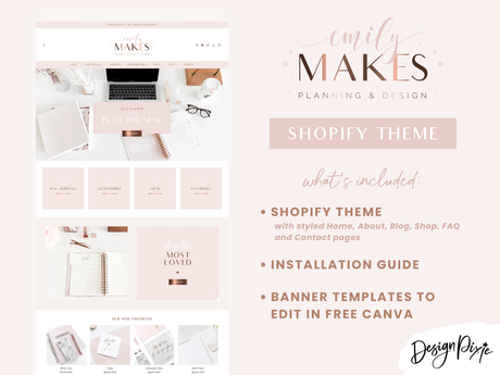 Emily Makes Shopify Theme - Design Pixie