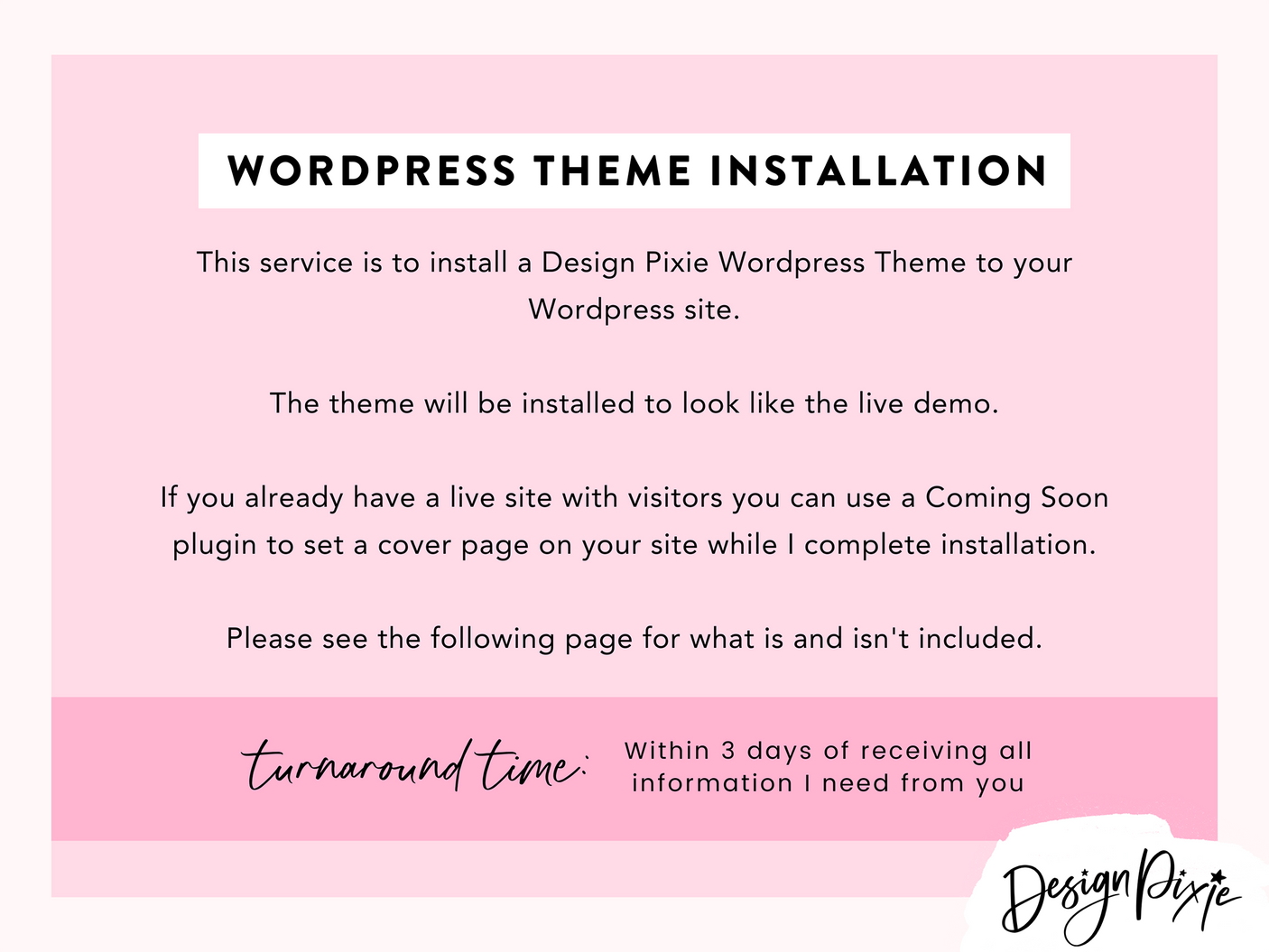 Wordpress Theme Installation