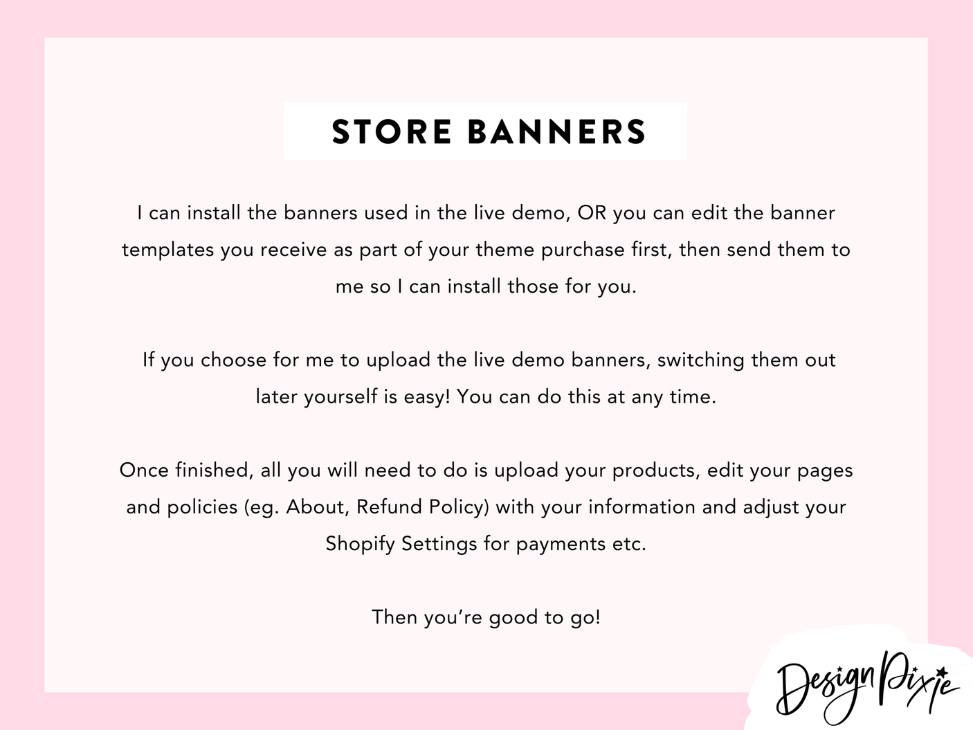 Shopify Theme Installation