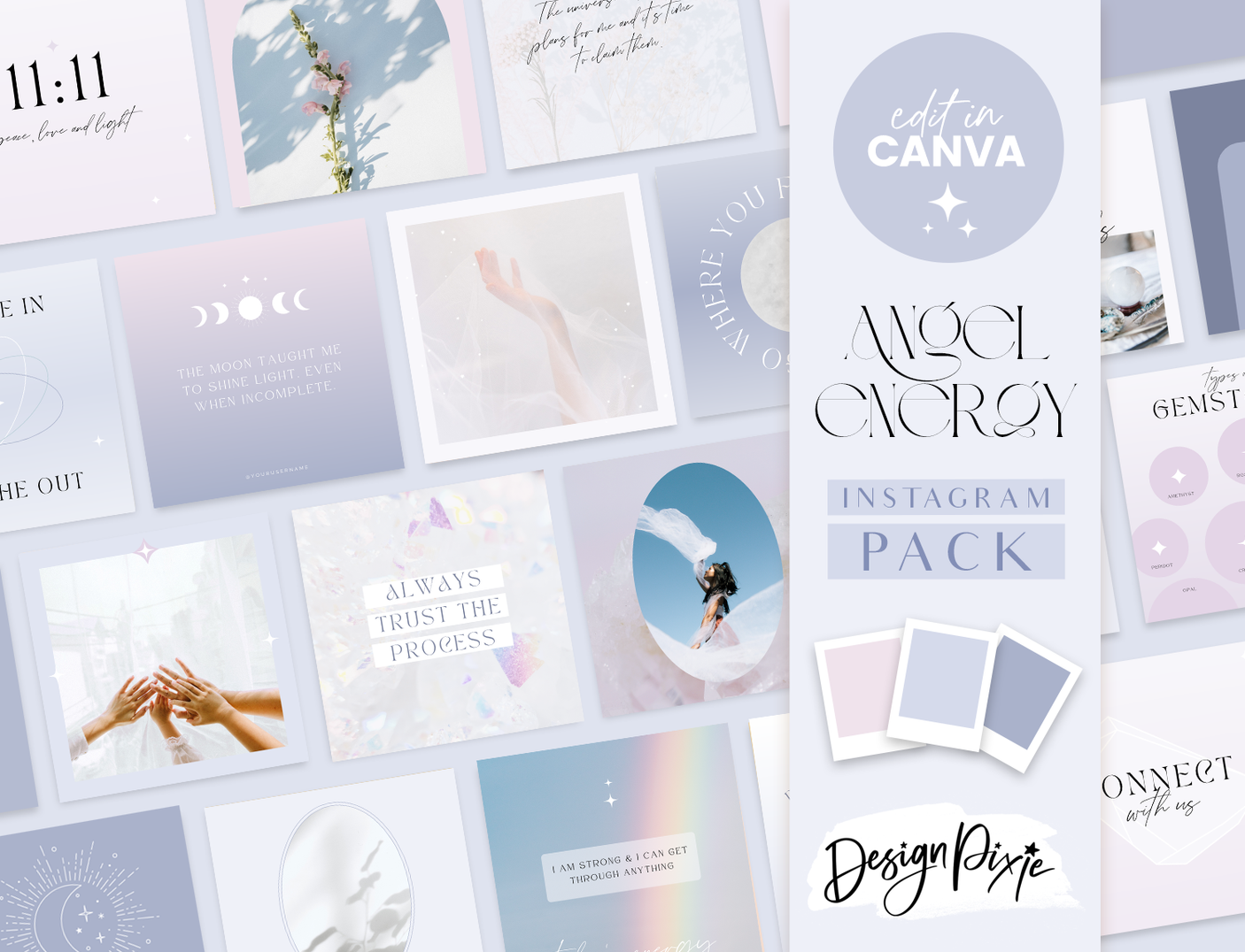 Angel Energy Instagram Post Templates