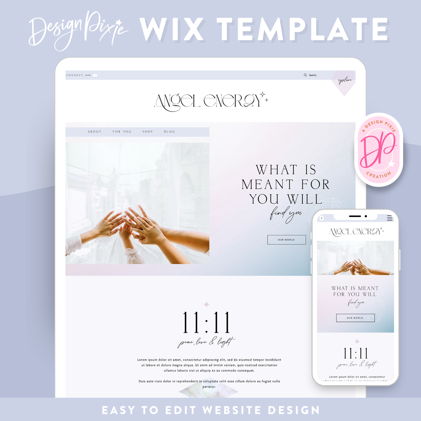 Angel Energy Wix Template