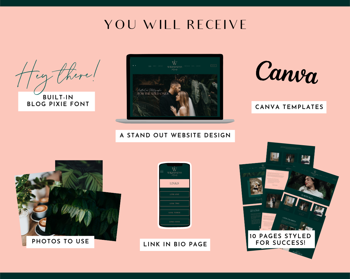 Wilderness Squarespace Template - Design Pixie