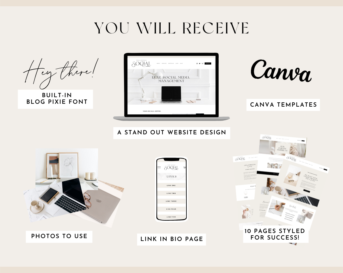 5th Avenue Social Squarespace Template