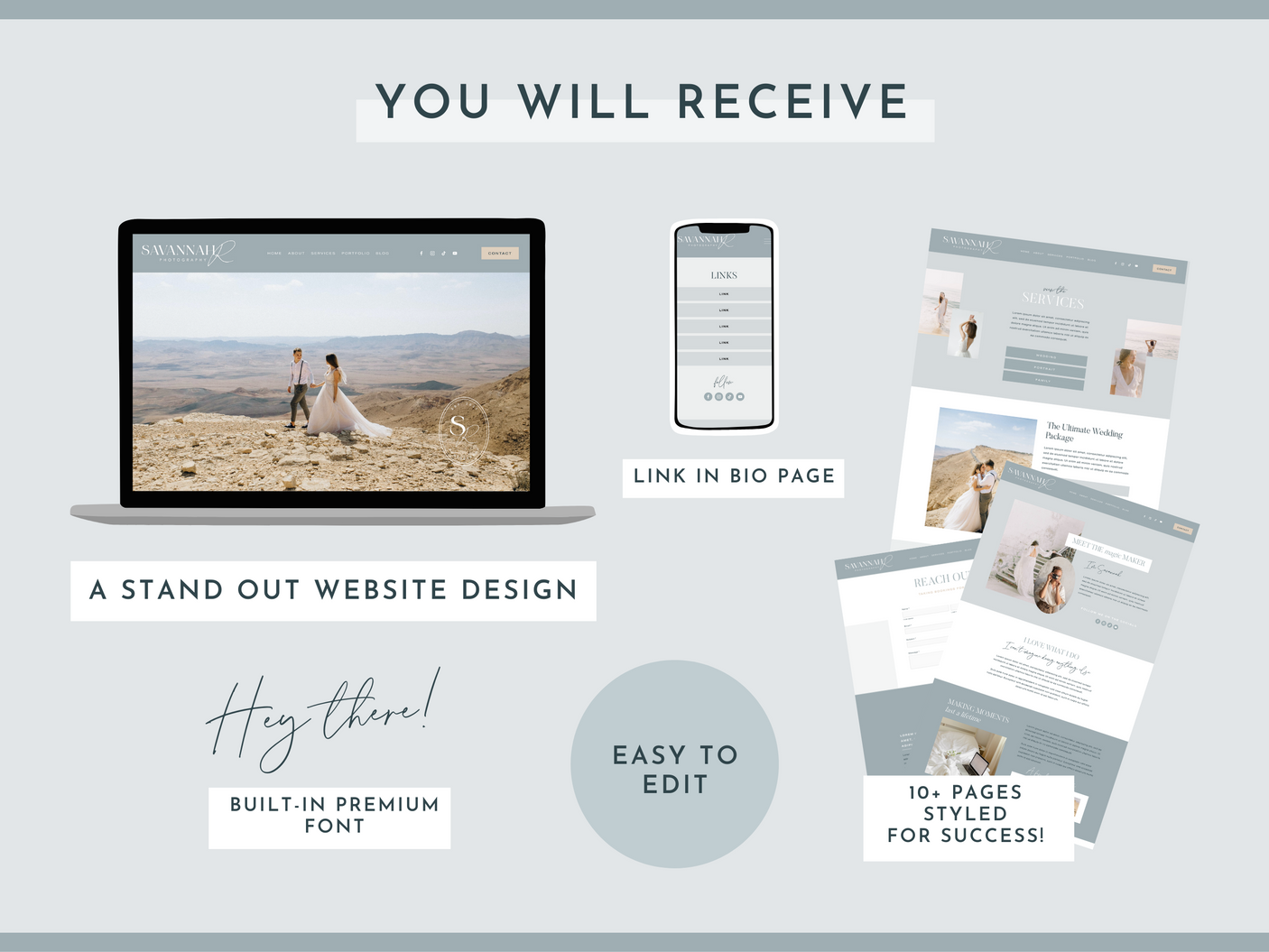 Savannah Squarespace Template - Design Pixie