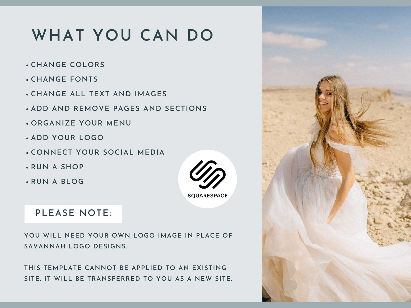 Savannah Squarespace Template - Design Pixie