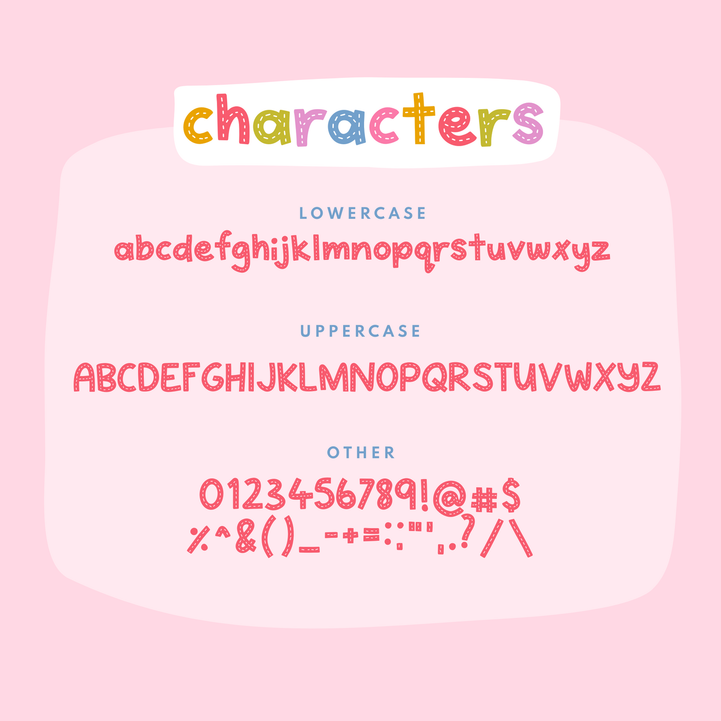 Stitch Font