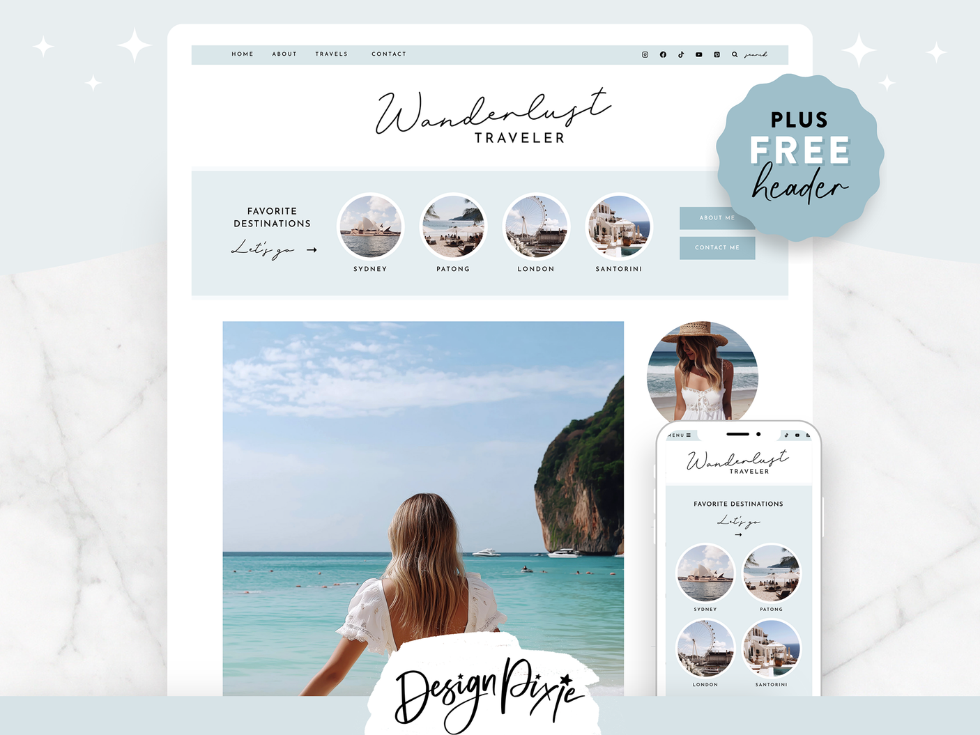 Wanderlust Travel Blog Wordpress Theme