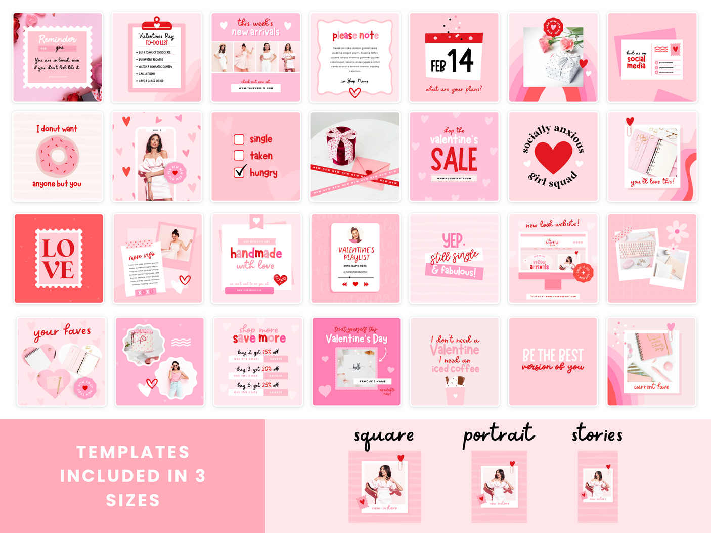 Valentine's Day Instagram Bundle