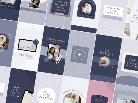 Virtual Assistant Instagram Reel Templates - Design Pixie