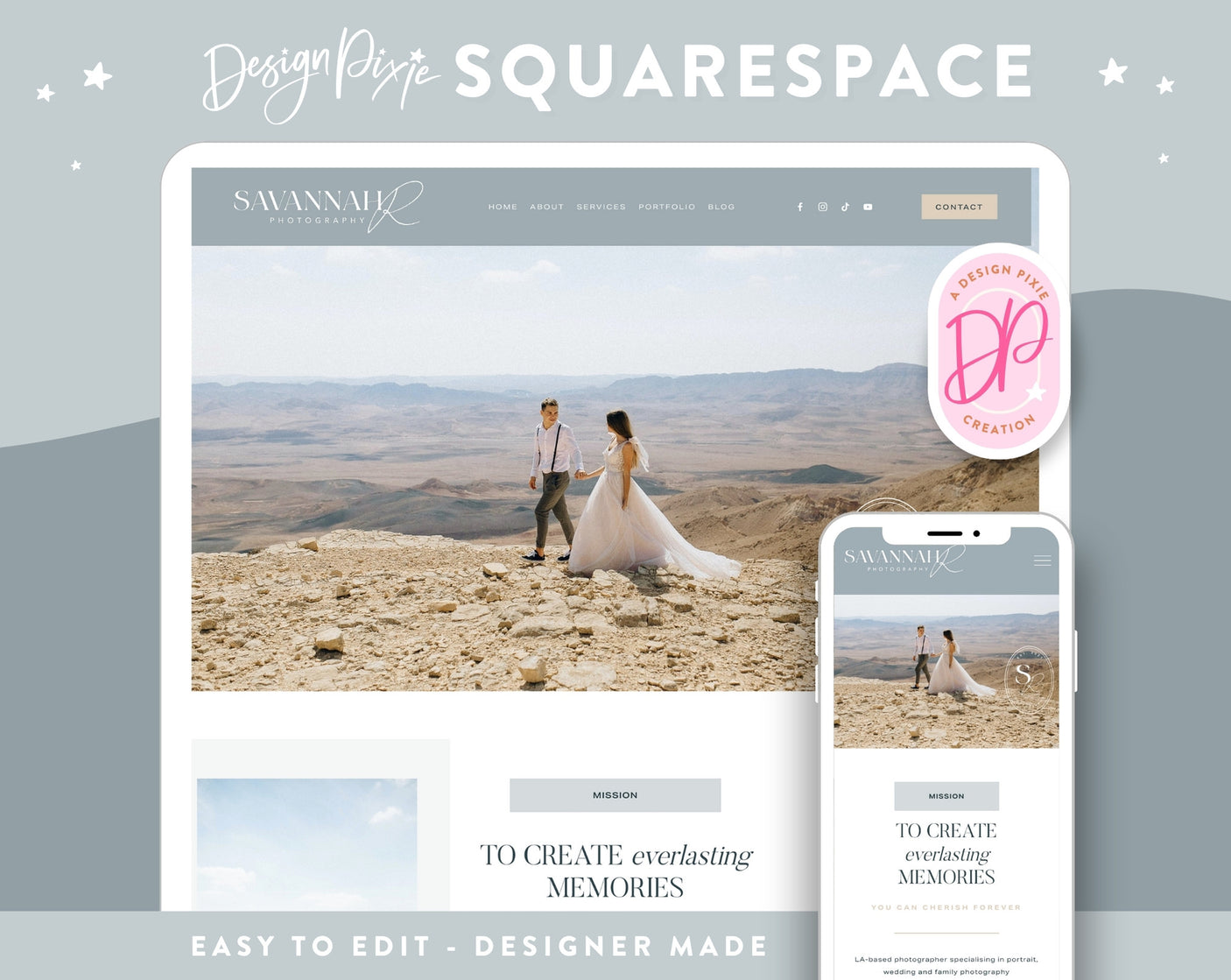 Savannah Squarespace Template