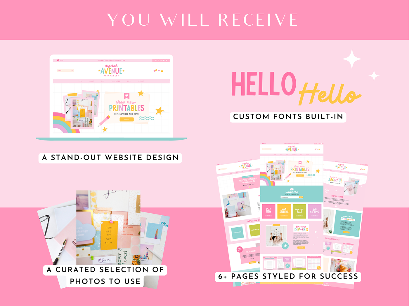 Digital Avenue Wix Template - Design Pixie