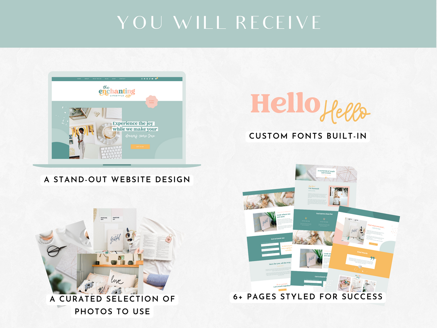 Enchanting Wix Template - Design Pixie