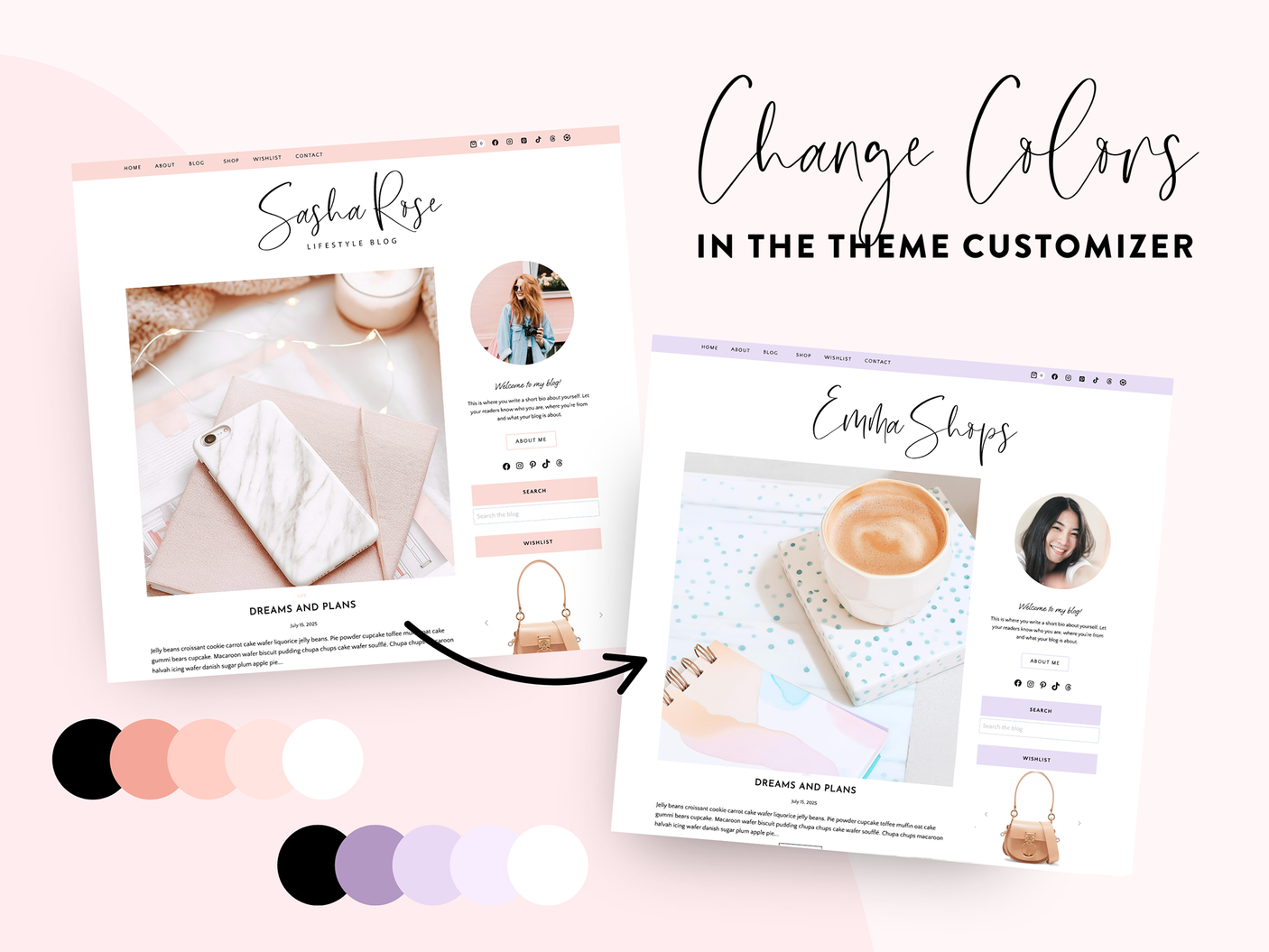 Sasha Rose Wordpress Theme