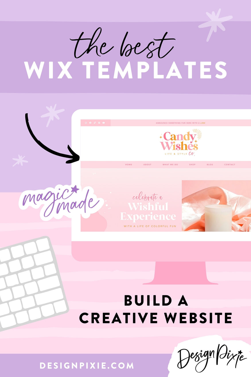 Top 8 Wix Website Templates Creative Themes by Design Pixie