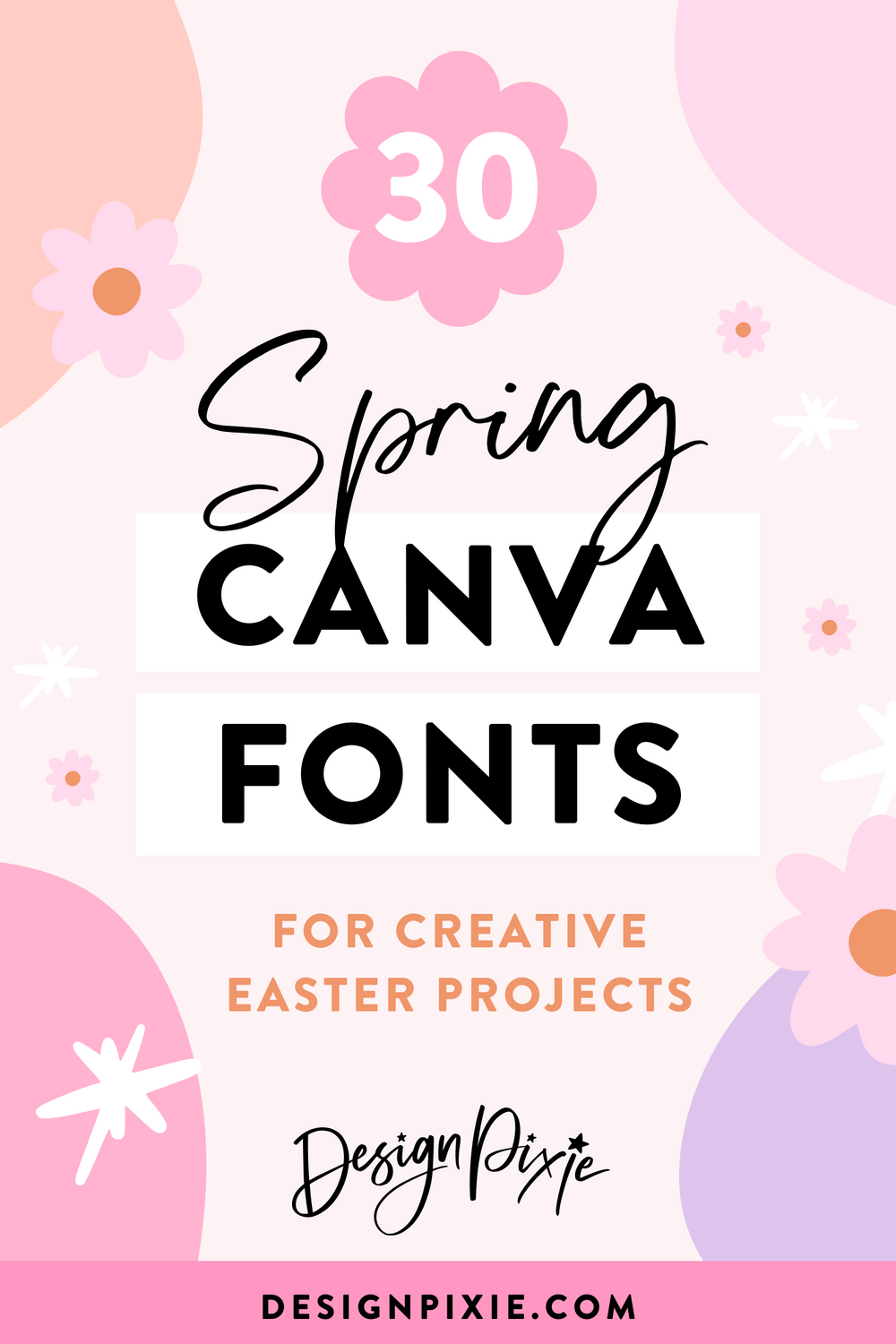 30 Best Canva Fonts for Spring - Free Easter Font Styles – Design Pixie