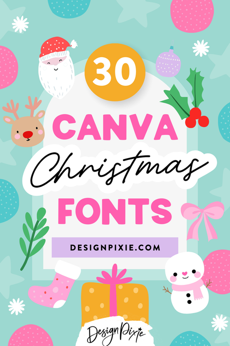 30 Best Christmas Canva Fonts