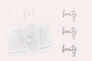 Beauty Notes Font - Design Pixie
