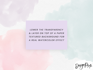 Watercolor Splashes PNG Clipart - Design Pixie