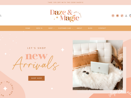 Daze And Magic Shopify Theme - Design Pixie