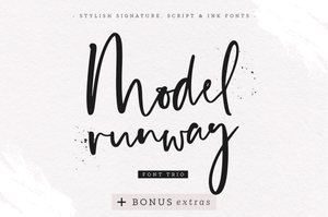 Model Runway Font - Design Pixie