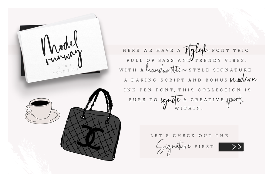 Model Runway Font – Design Pixie