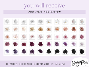 Real Flowers PNG Clipart - Design Pixie