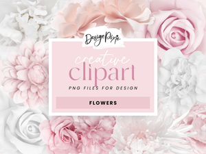 3D Flowers PNG Clipart - Design Pixie